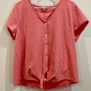 J CREW CORAL COLORED SHRUG SIZE XL